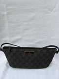 Gucci GG Canvas Canvas & Leather Hand bag Black